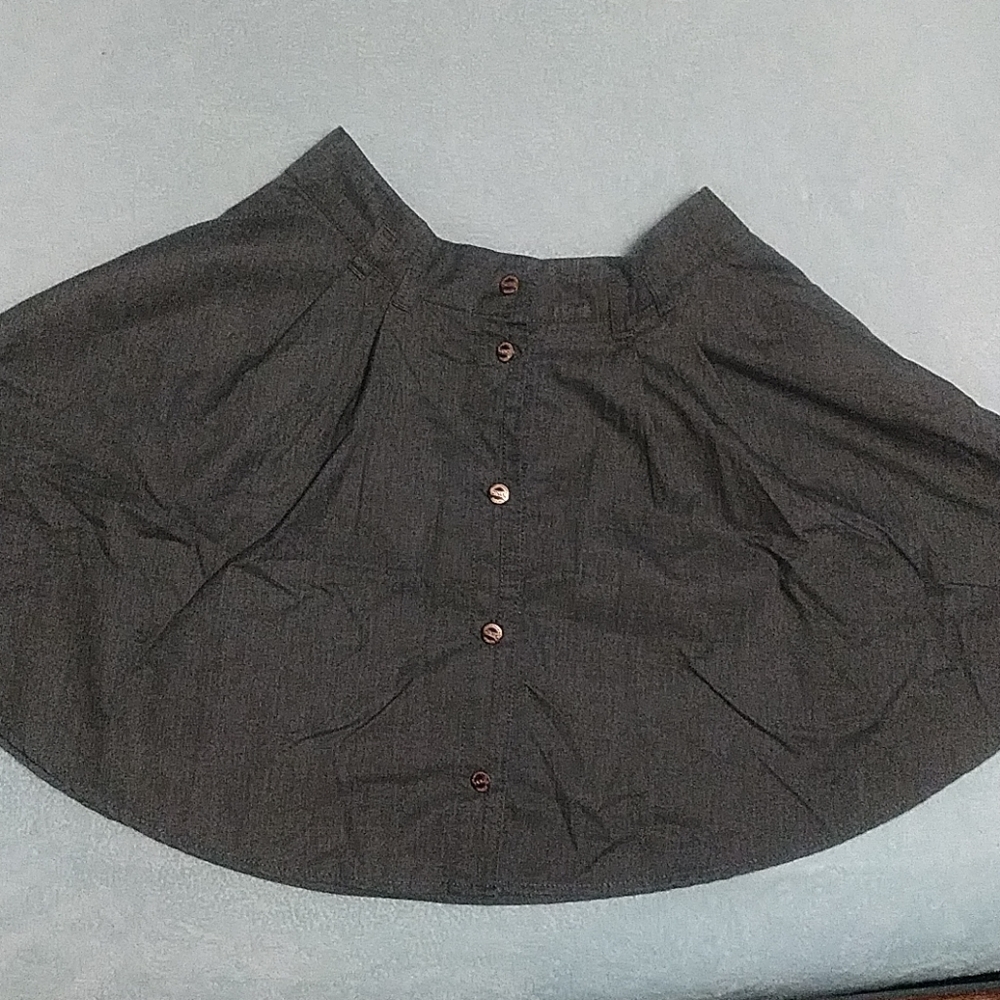Jean circle skirt with pockets